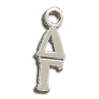 Small Vertical Letter Drop - Delta Gamma