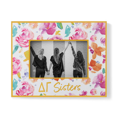 Floral Frame- Delta Gamma