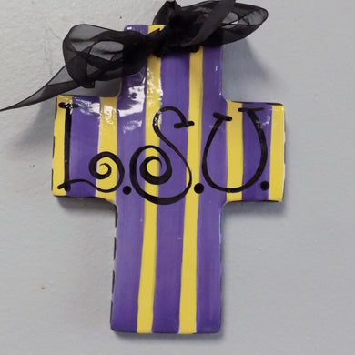 Large Cross - LSU