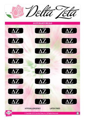 Eye Black Sticker Sheet - Delta Zeta