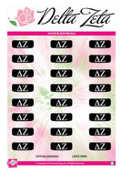 Eye Black Sticker Sheet - Delta Zeta