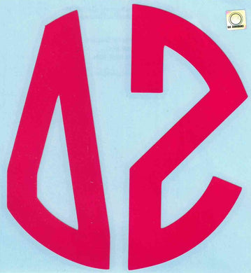 Color Monogram Decal - Delta Zeta