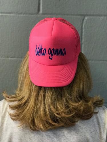 Highlighter Baseball Hats - Delta Gamma