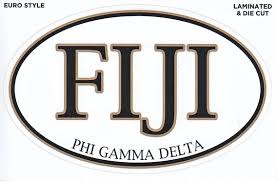 Fraternity Euro Decal - FIJI