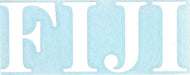 White Car Decal - Fiji