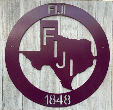 Metal Texas Wall Decor - Fiji