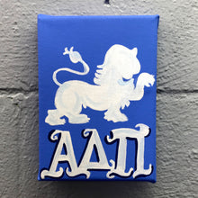 Mascot Painted Canvas - Alpha Delta Pi