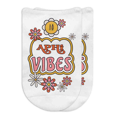 Vibes No Show Socks- Alpha Phi