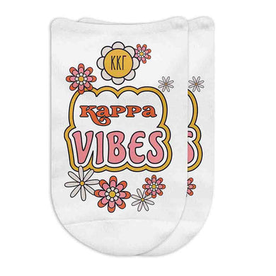 Vibes No Show Socks- Kappa Kappa Gamma