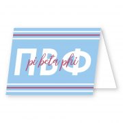 Scripty Foldover Notecards - Pi Beta Phi