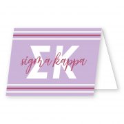 Scripty Foldover Notecards - Sigma Kappa