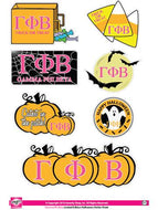 Halloween Sticker Sheet - Gamma Phi Beta