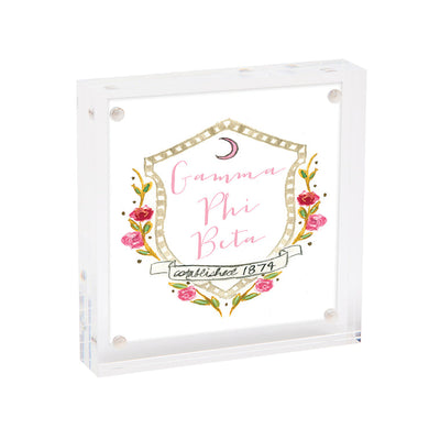 Mini Framed Motif Print- Gamma Phi Beta