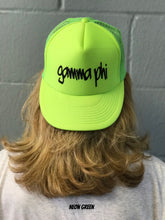 Highlighter Baseball Hats - Gamma Phi Beta