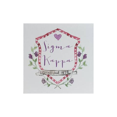 Sorority Greeting Card - Sigma Kappa