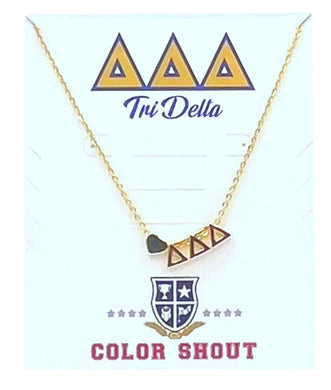 Heart Necklace- Delta Delta Delta