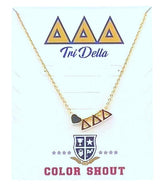 Heart Necklace- Delta Delta Delta