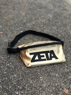Gold Fanny Pack - Zeta Tau Alpha