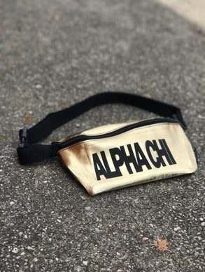 Gold Fanny Pack - Alpha Chi Omega