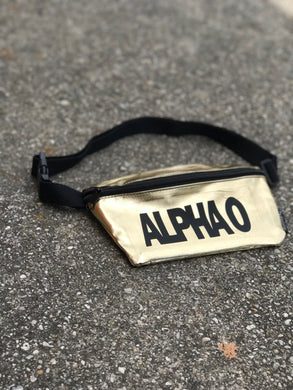Gold Fanny Pack - Alpha Omicron Pi
