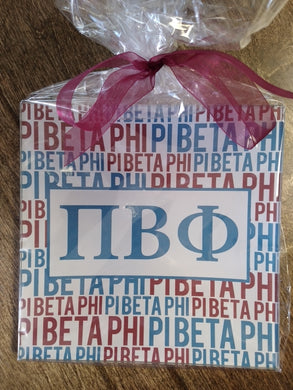 Decoupage Tray - Pi Beta Phi