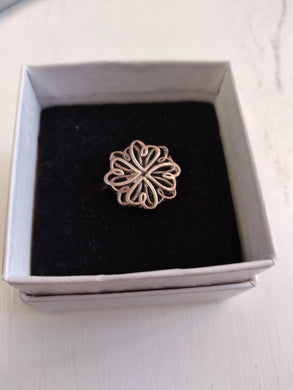 Heart Flower Ring - Sigma Kappa
