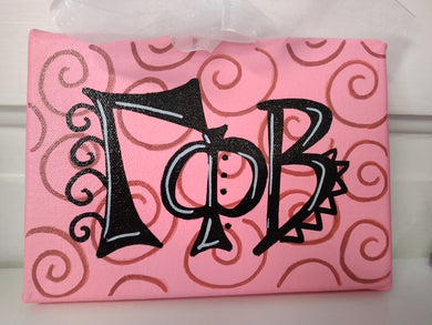 Letters Canvas - Gamma Phi Beta