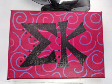 Letters Canvas - Sigma Kappa
