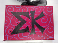 Letters Canvas - Sigma Kappa