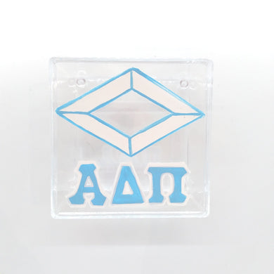 Square Acrylic Box - Alpha Delta Pi