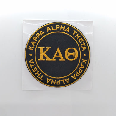 Embroidered Twill Patch - Kappa Alpha Theta