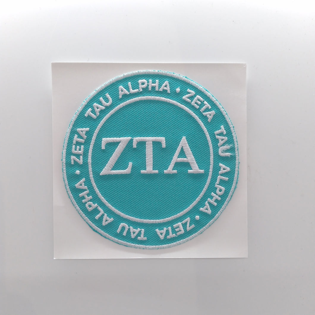 Embroidered Twill Patch - Zeta Tau Alpha