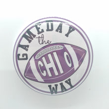 Gameday Football Button - Chi Omega