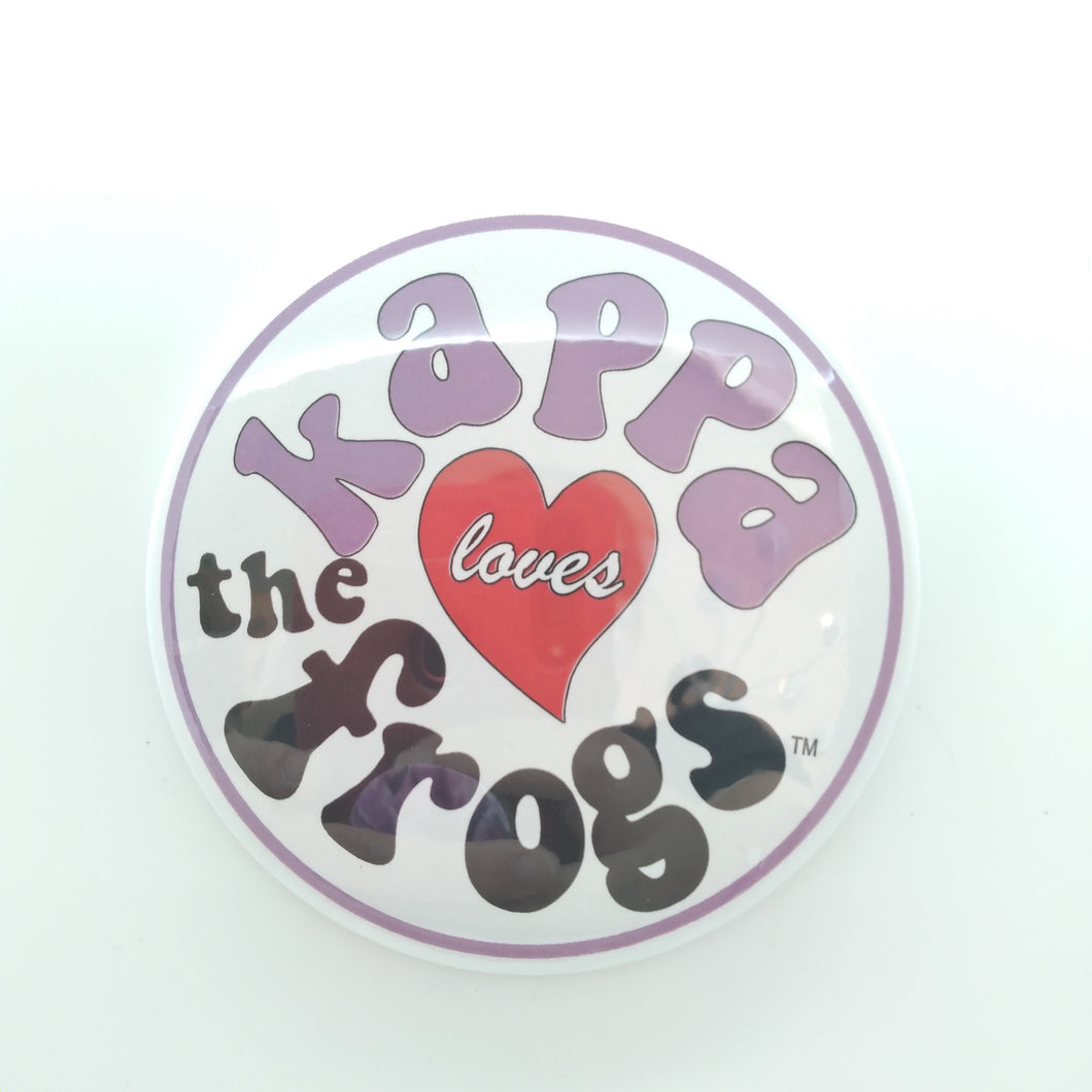 Retro Loves The Frogs Button - Kappa Kappa Gamma