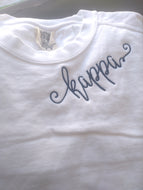 Mom Script monogram sweatshirt - Kappa Kappa Gamma