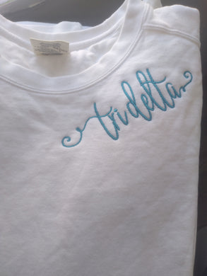 Script monogram sweatshirt - Delta Delta Delta