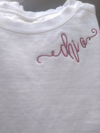 Mom Script monogram sweatshirt - Chi Omega