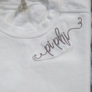 Script monogram sweatshirt - Pi Beta Phi