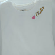 Double Script Tshirt- Kappa Alpha Theta