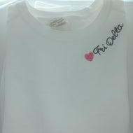 Double Script Sweatshirt - Delta Delta Delta