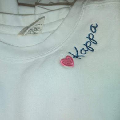 Double Script Tshirt- Kappa Kappa Gamma
