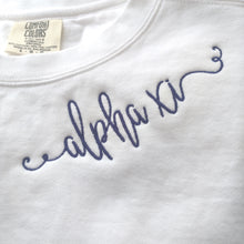 Script monogram sweatshirt - Alpha Xi Delta