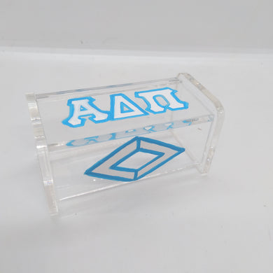 Hinged Acrylic Box - Alpha Delta Pi
