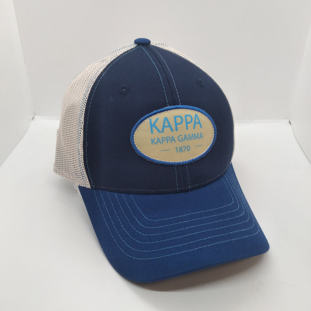Accent Bill Cap- Kappa Kappa Gamma – Brown Bag Etc