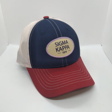 Accent Bill Cap- Sigma Kappa