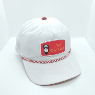 5-Panel Rope Cap- Chi Omega