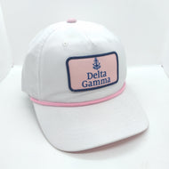 5-Panel Rope Cap- Delta Gamma