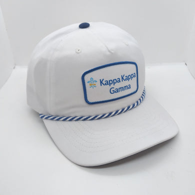 5-Panel Rope Cap- Kappa Kappa Gamma