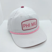 5-Panel Rope Cap- Phi Mu