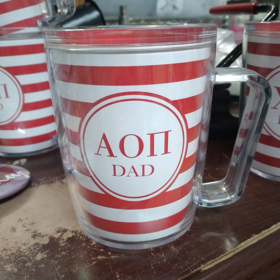Dad Mug - Alpha Omicron Pi